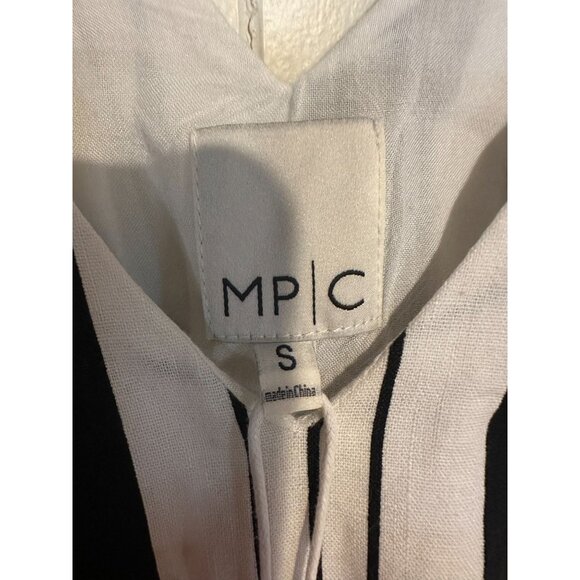 MINKPINK Collection Striped Linen-Blend Jumpsuit – Size S – NWT - Picture 10 of 10